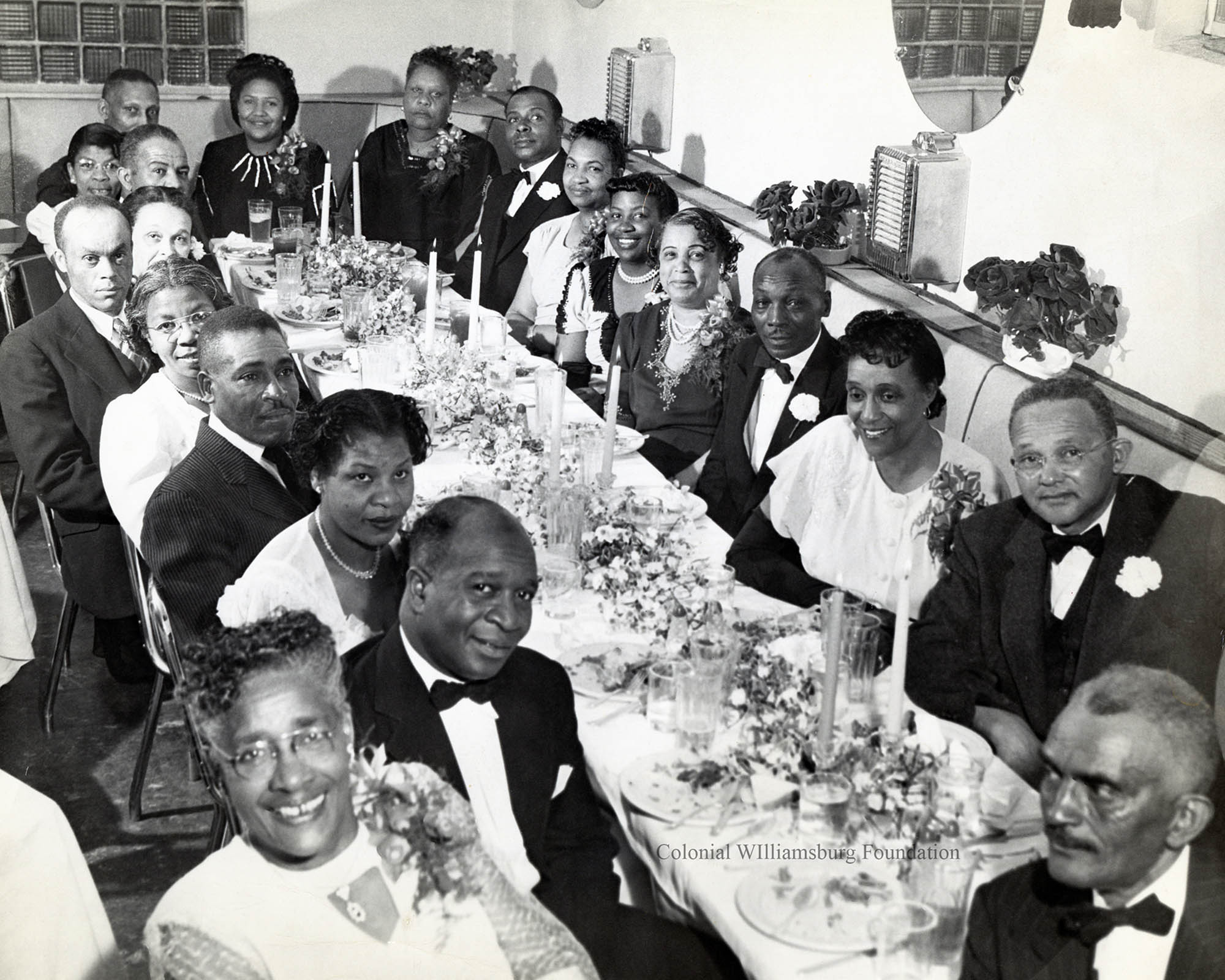 Group Of African Americans At A Special Occasion Dinner In The Williamsburg VA Area Transcribe